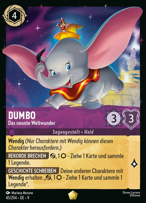 Dumbo - Das neunte Weltwunder — Disney Lorcana Charakter card from Fabled