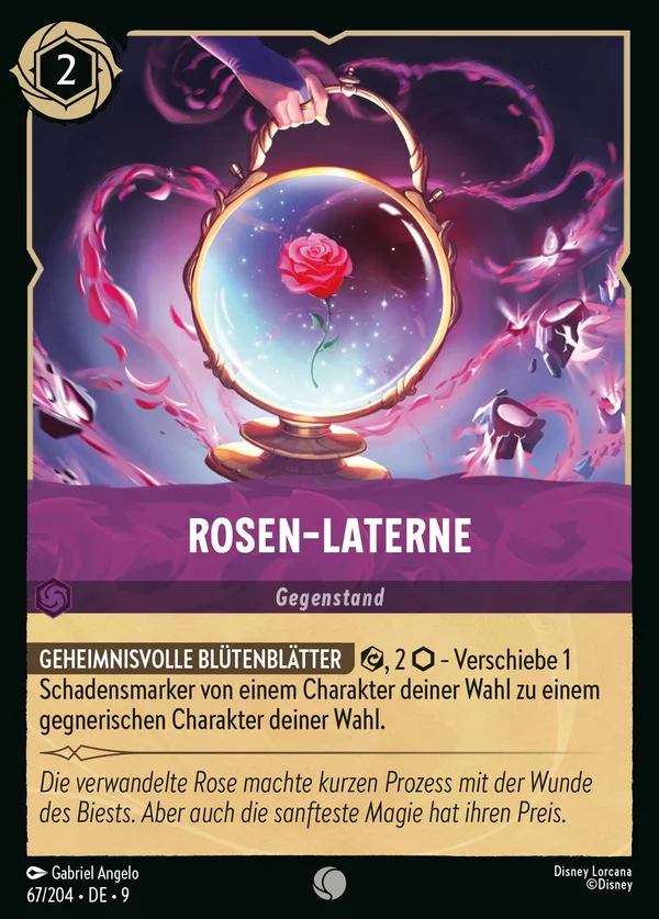 Rosen-Laterne — Disney Lorcana Gegenstand card from Fabled