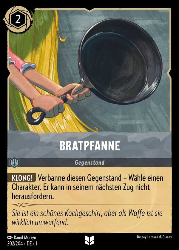 Bratpfanne — Disney Lorcana Gegenstand card from The First Chapter