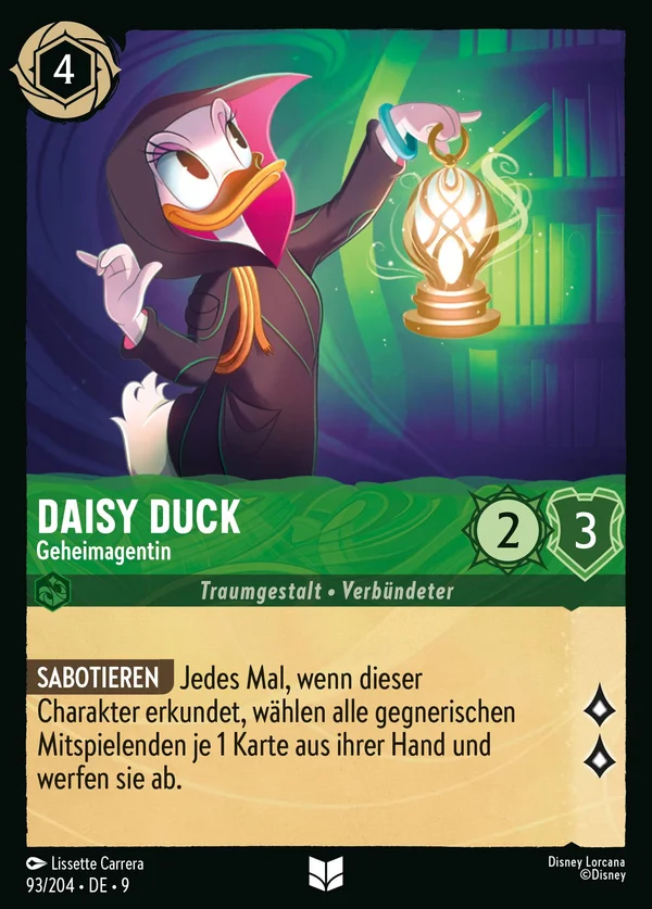 Daisy Duck - Geheimagentin — Disney Lorcana Charakter card from Fabled