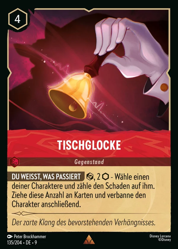Tischglocke — Disney Lorcana Gegenstand card from Fabled