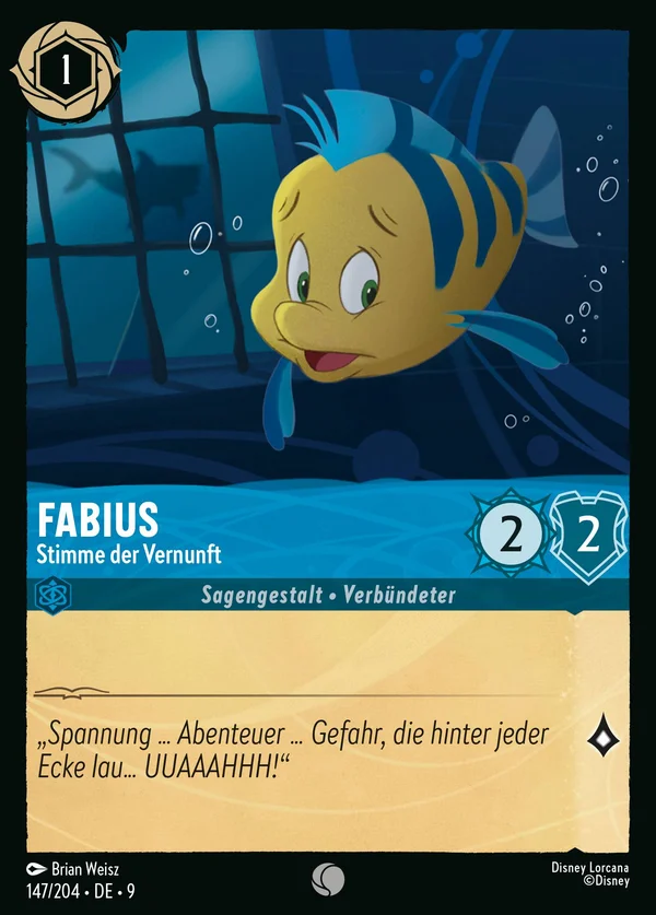 Fabius - Stimme der Vernunft — Disney Lorcana Charakter card from Fabled