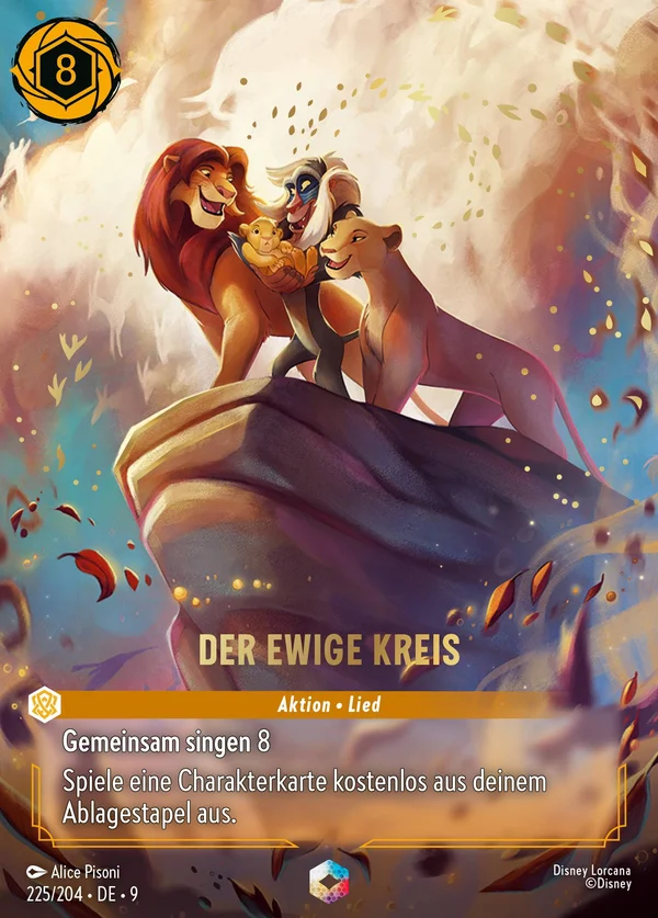 Der ewige Kreis — Disney Lorcana Aktion card from Fabled