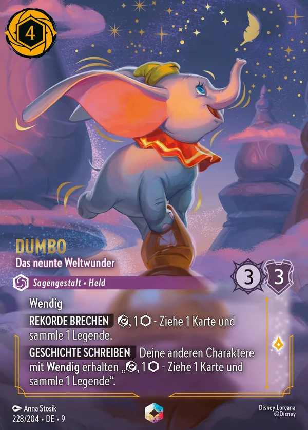 Dumbo - Das neunte Weltwunder — Disney Lorcana Charakter card from Fabled