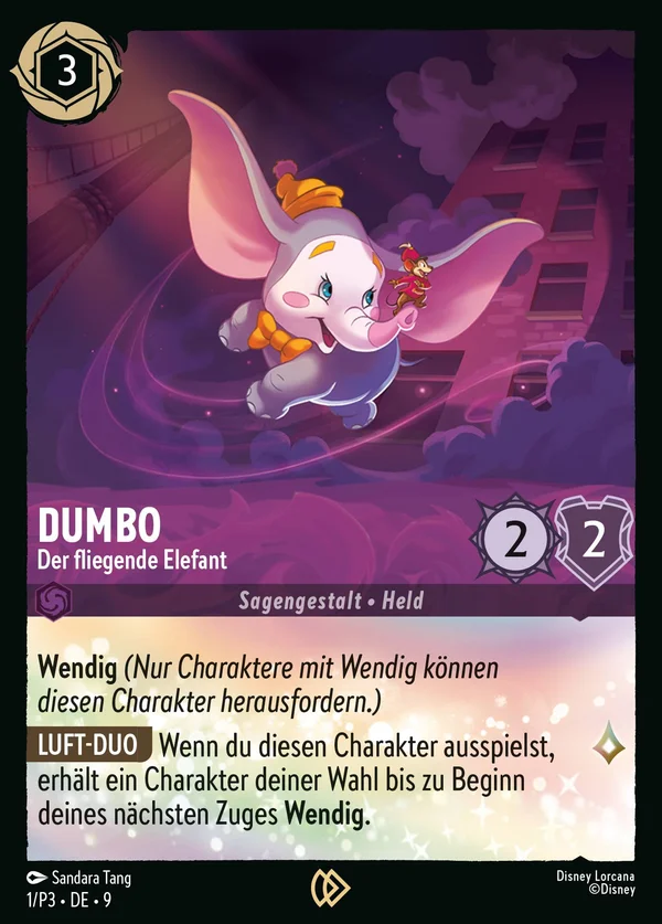Dumbo - Der fliegende Elefant — Disney Lorcana Charakter card from Fabled