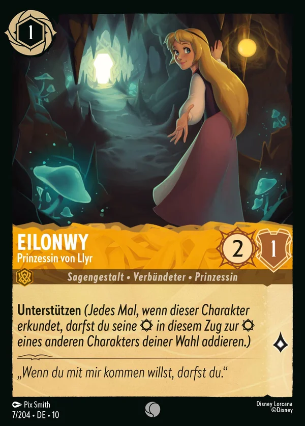 Eilonwy - Prinzessin von Llyr — Disney Lorcana Charakter card from Whispers in the Well