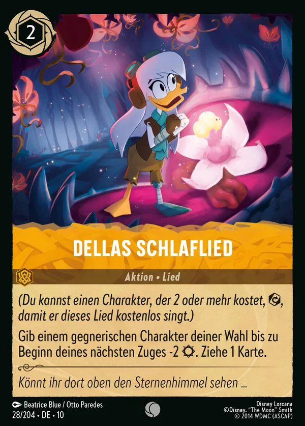 Dellas Schlaflied — Disney Lorcana Aktion card from Whispers in the Well