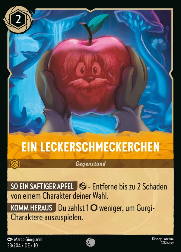 Ein Leckerschmeckerchen — Disney Lorcana Gegenstand card from Whispers in the Well
