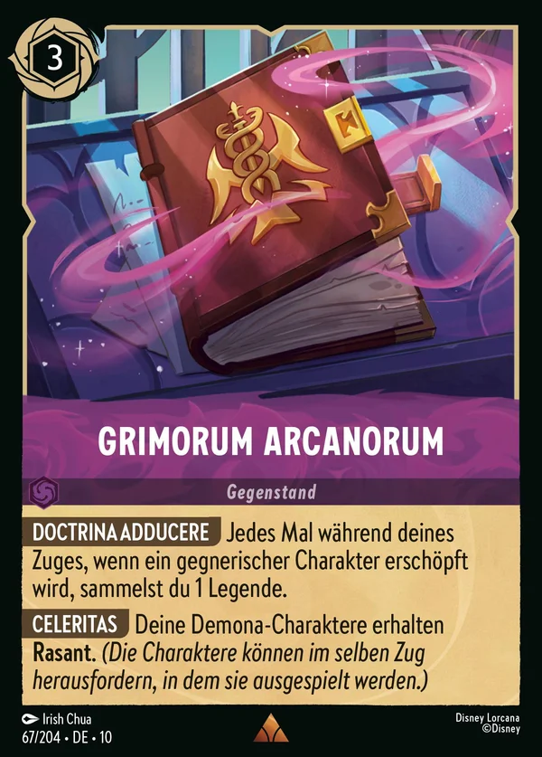 Grimorum Arcanorum — Disney Lorcana Gegenstand card from Whispers in the Well