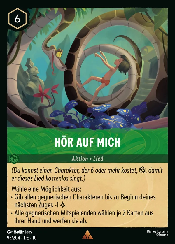 Hör auf mich — Disney Lorcana Aktion card from Whispers in the Well