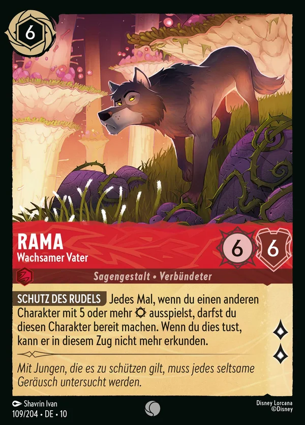 Rama - Wachsamer Vater — Disney Lorcana Charakter card from Whispers in the Well