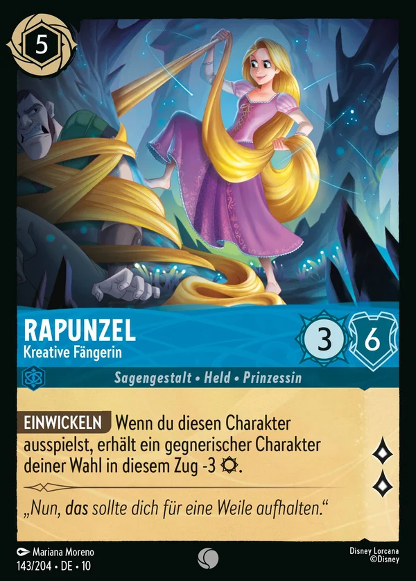 Rapunzel - Kreative Fängerin — Disney Lorcana Charakter card from Whispers in the Well