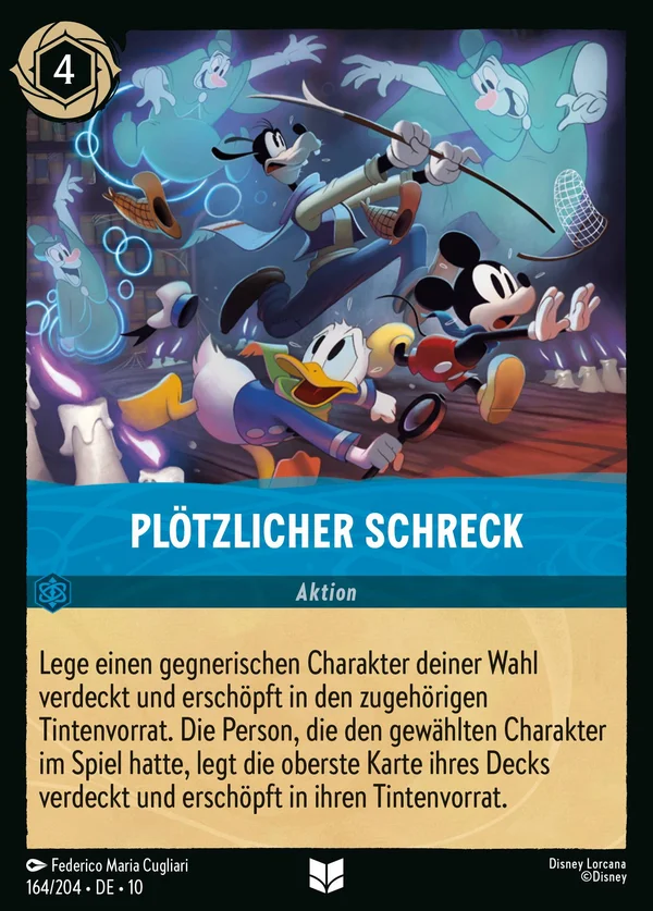 Plötzlicher Schreck — Disney Lorcana Aktion card from Whispers in the Well