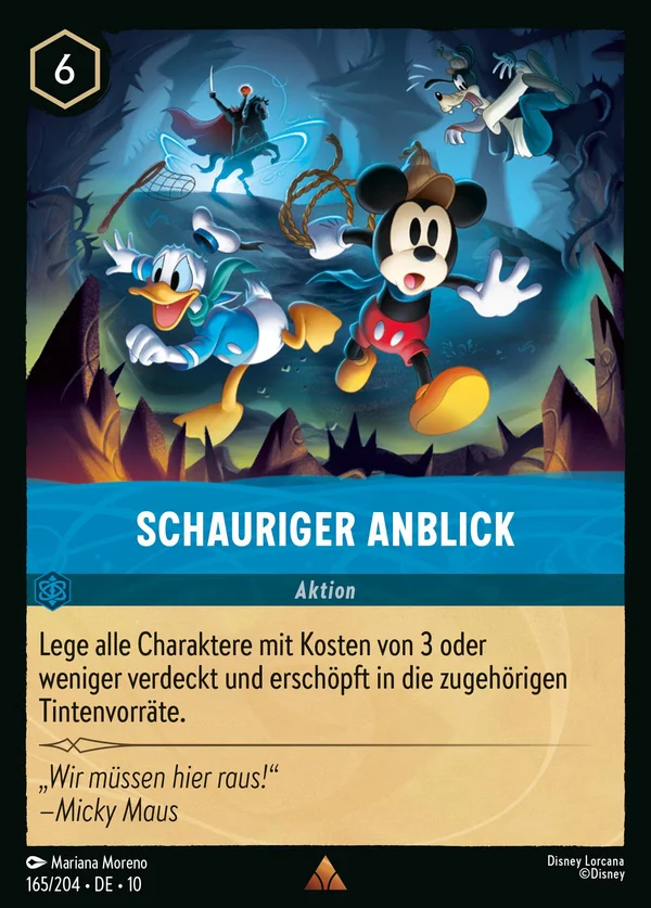 Schauriger Anblick — Disney Lorcana Aktion card from Whispers in the Well