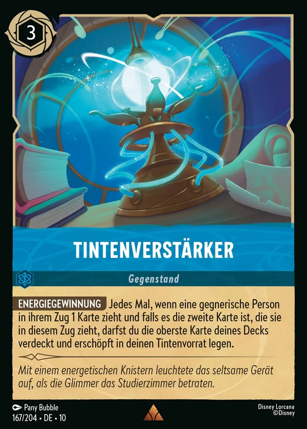 Tintenverstärker — Disney Lorcana Gegenstand card from Whispers in the Well