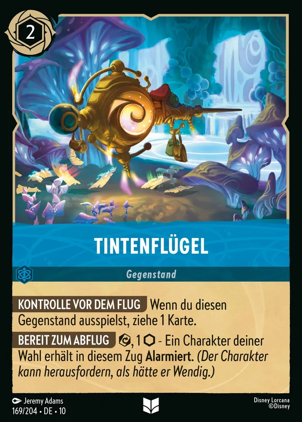 Tintenflügel — Disney Lorcana Gegenstand card from Whispers in the Well