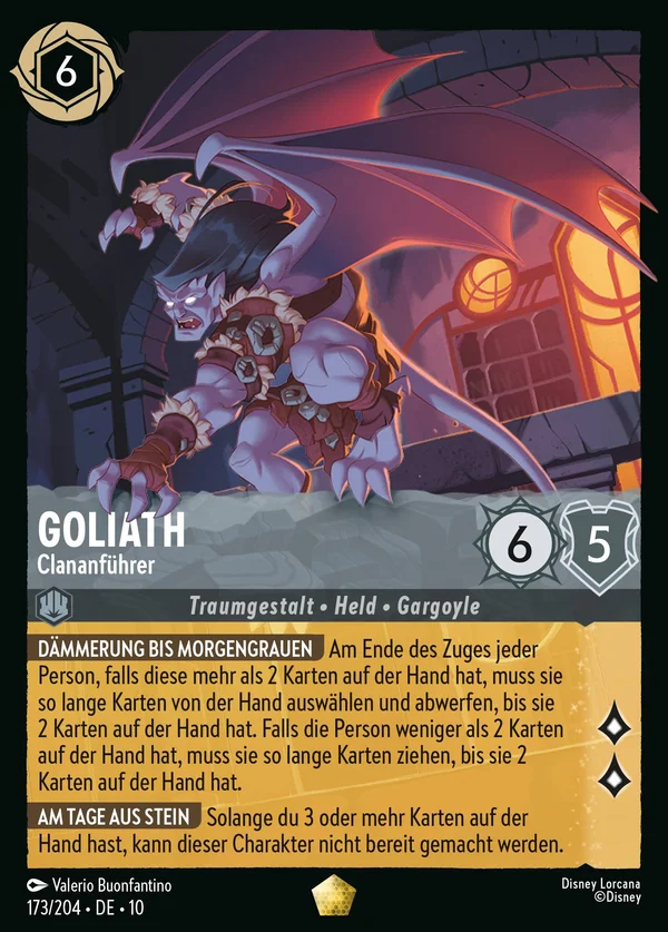 Goliath - Clananführer — Disney Lorcana Charakter card from Whispers in the Well
