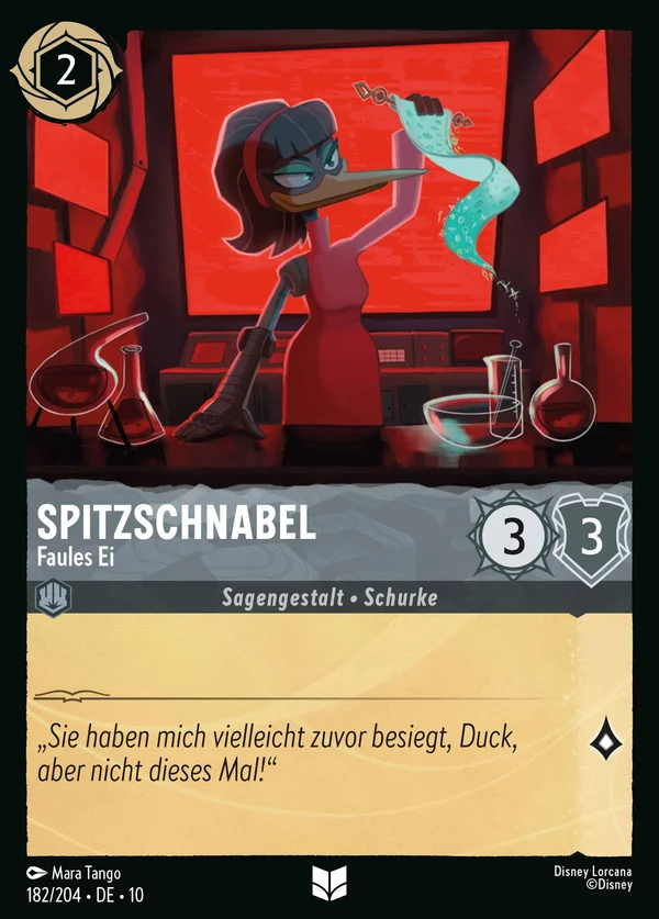 Spitzschnabel - Faules Ei — Disney Lorcana Charakter card from Whispers in the Well