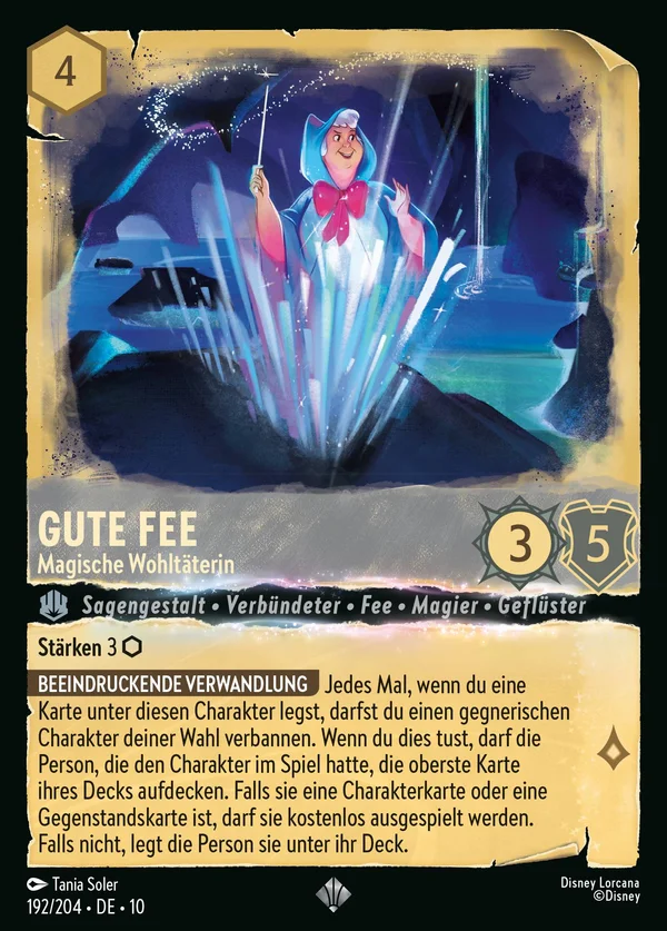 Gute Fee - Magische Wohltäterin — Disney Lorcana Charakter card from Whispers in the Well