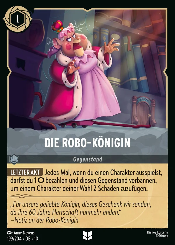 Die Robo-Königin — Disney Lorcana Gegenstand card from Whispers in the Well