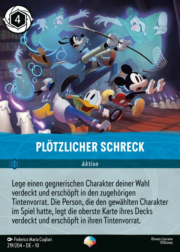 Plötzlicher Schreck — Disney Lorcana Aktion card from Whispers in the Well