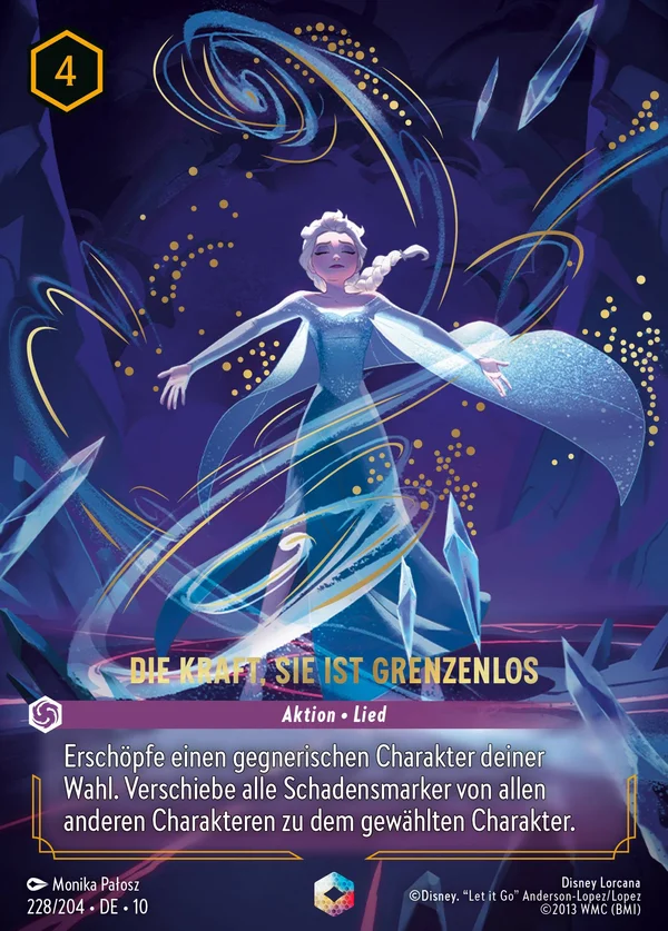 Die Kraft, sie ist grenzenlos — Disney Lorcana Aktion card from Whispers in the Well