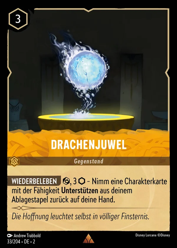 Drachenjuwel — Disney Lorcana Gegenstand card from Rise of the Floodborn