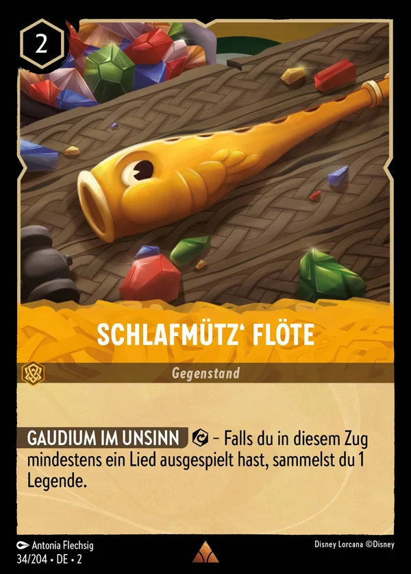 Schlafmütz' Flöte — Disney Lorcana Gegenstand card from Rise of the Floodborn