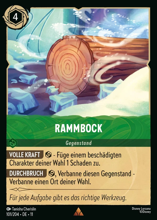 Rammbock — Disney Lorcana Gegenstand card from Winterspell