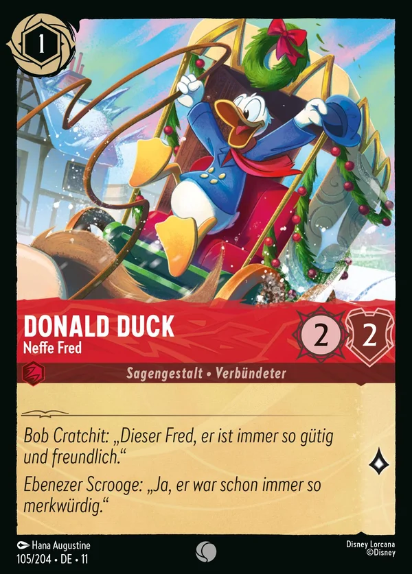 Donald Duck - Neffe Fred — Disney Lorcana Charakter card from Winterspell