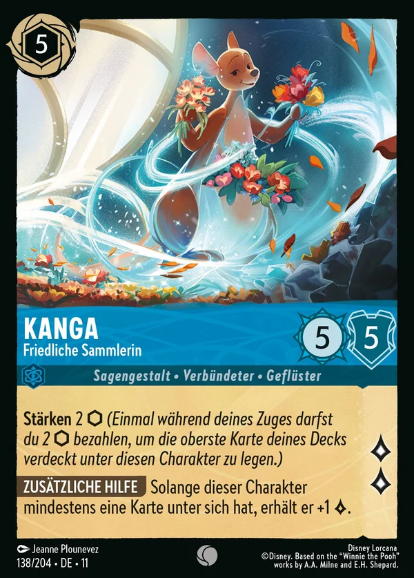 Kanga - Friedliche Sammlerin — Disney Lorcana Charakter card from Winterspell