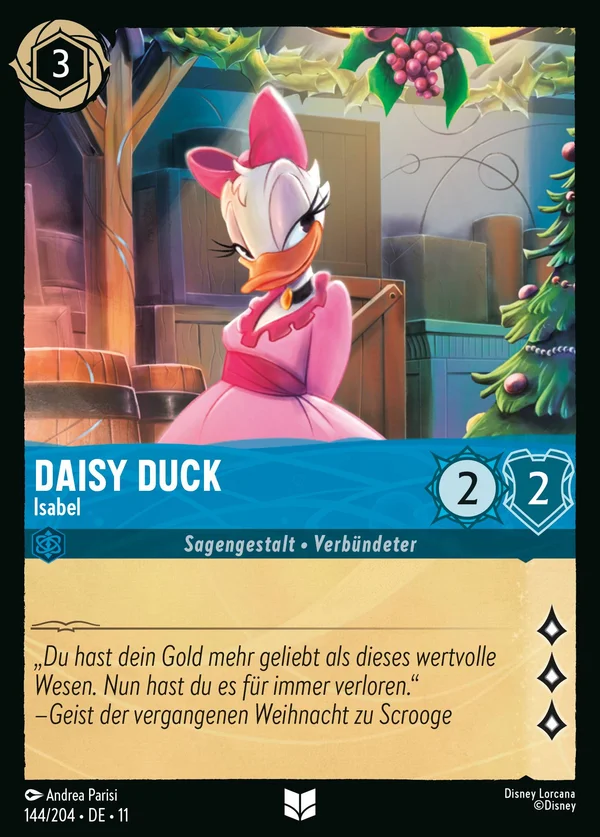 Daisy Duck - Isabel — Disney Lorcana Charakter card from Winterspell