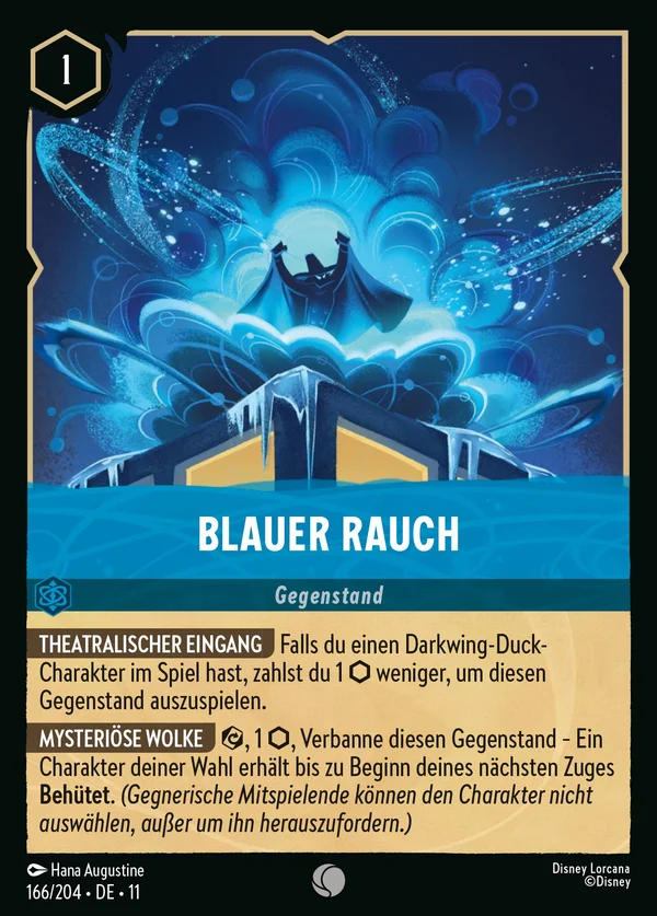Blauer Rauch — Disney Lorcana Gegenstand card from Winterspell