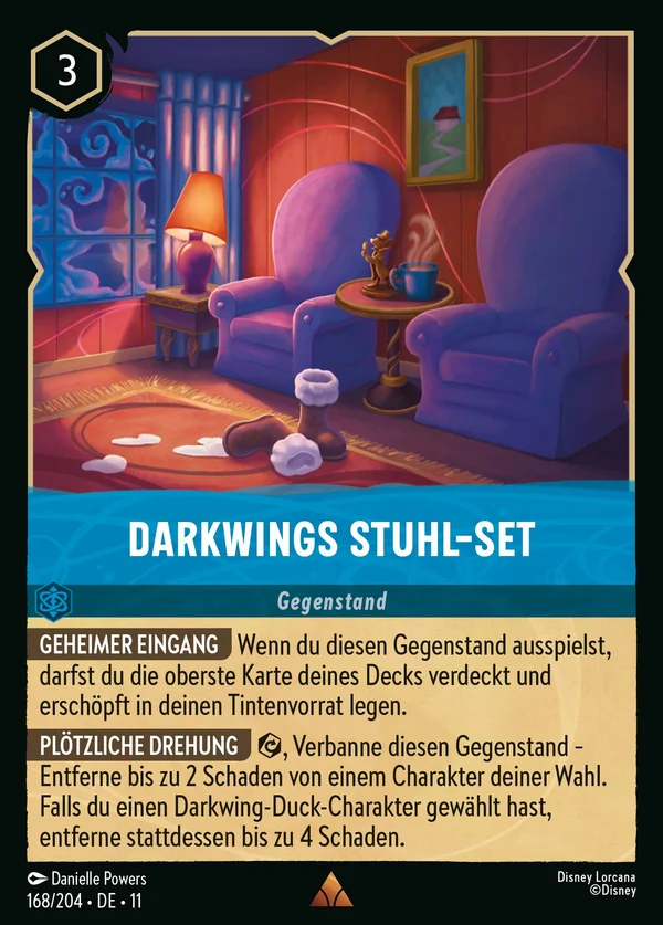 Darkwings Stuhl-Set — Disney Lorcana Gegenstand card from Winterspell