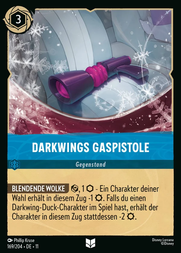 Darkwings Gaspistole — Disney Lorcana Gegenstand card from Winterspell
