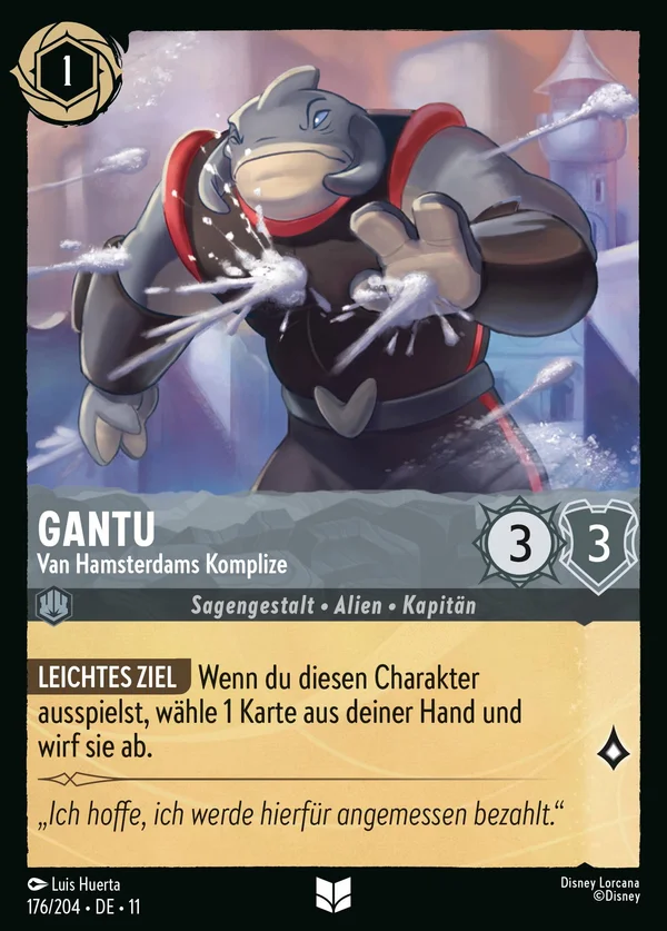 Gantu - Van Hamsterdams Komplize — Disney Lorcana Charakter card from Winterspell