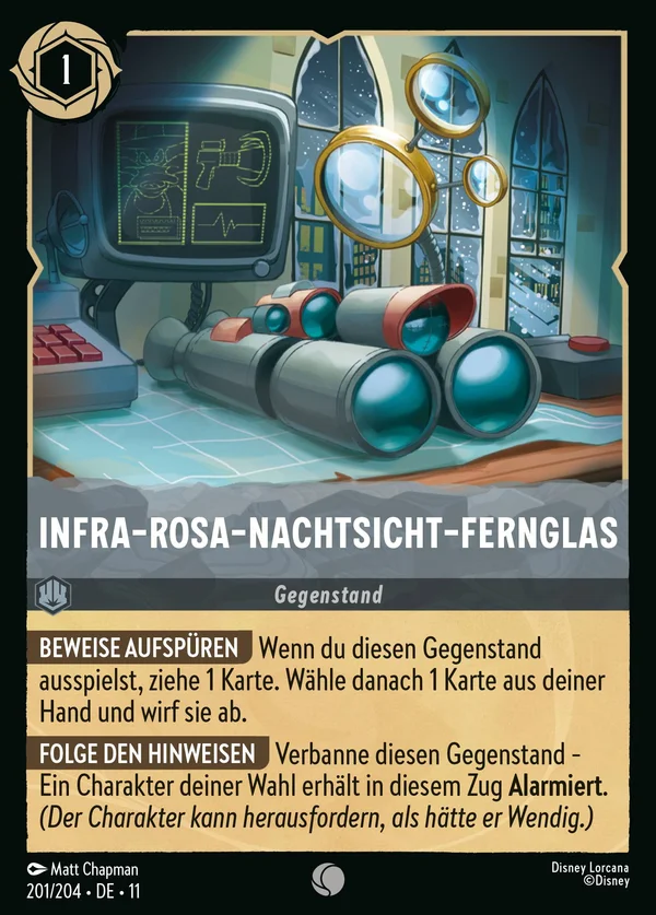 Infra-Rosa-Nachtsicht-Fernglas — Disney Lorcana Gegenstand card from Winterspell