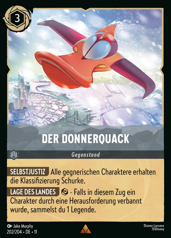 Der Donnerquack — Disney Lorcana Gegenstand card from Winterspell