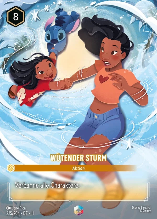 Wütender Sturm — Disney Lorcana Aktion card from Winterspell
