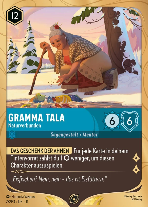 Gramma Tala - Naturverbunden — Disney Lorcana Charakter card from Winterspell
