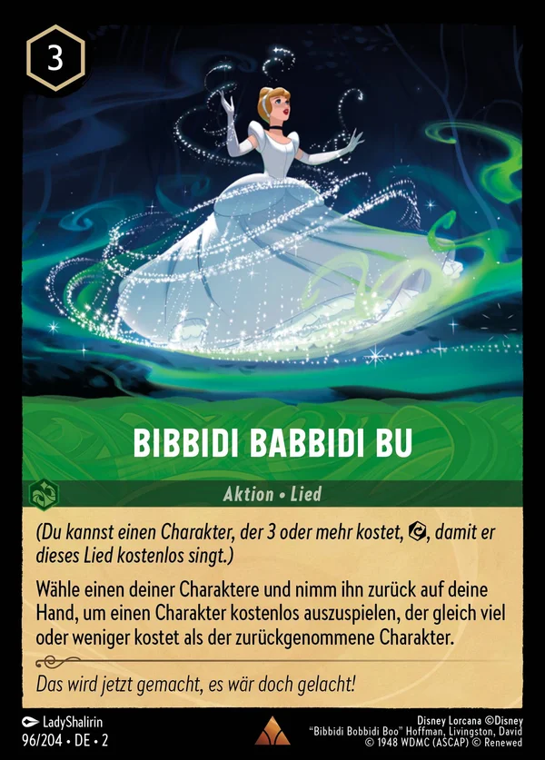 Bibbidi Babbidi Bu — Disney Lorcana Aktion card from Rise of the Floodborn