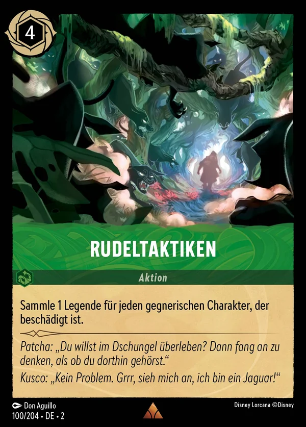 Rudeltaktiken — Disney Lorcana Aktion card from Rise of the Floodborn