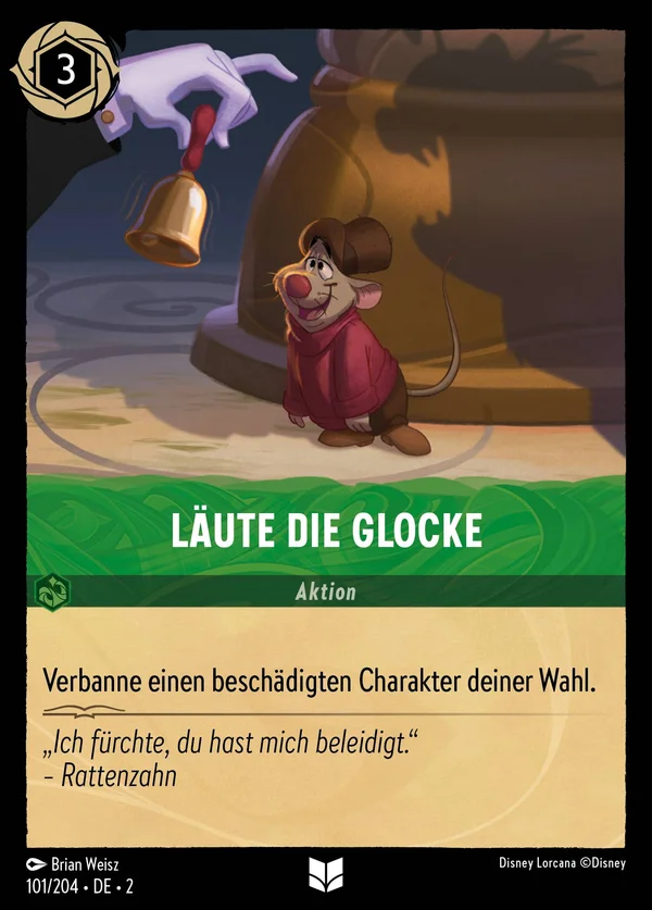 Läute die Glocke — Disney Lorcana Aktion card from Rise of the Floodborn
