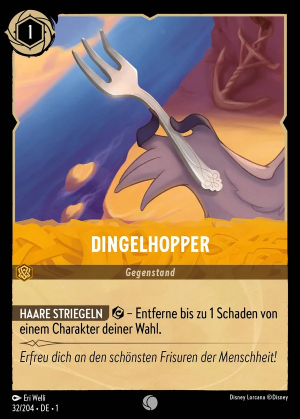 Dingelhopper — Disney Lorcana Gegenstand card from The First Chapter