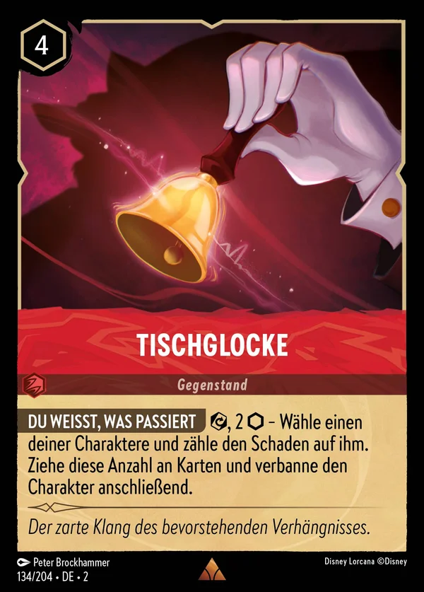 Tischglocke — Disney Lorcana Gegenstand card from Rise of the Floodborn