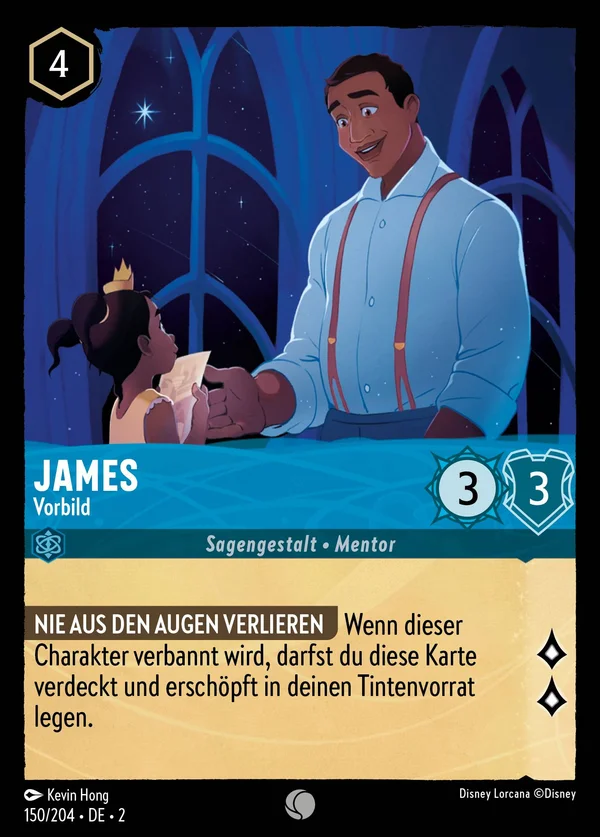 James - Vorbild — Disney Lorcana Charakter card from Rise of the Floodborn