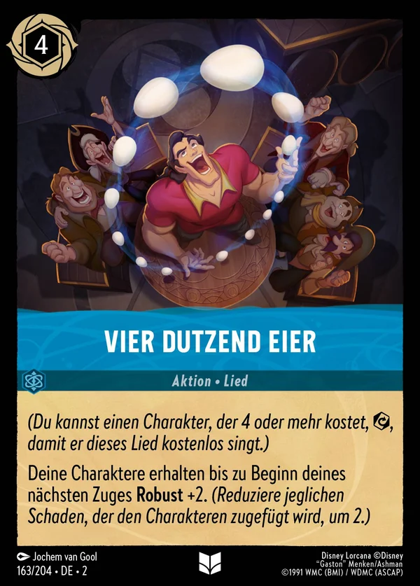 Vier Dutzend Eier — Disney Lorcana Aktion card from Rise of the Floodborn