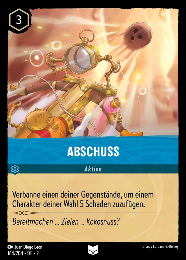 Abschuss — Disney Lorcana Aktion card from Rise of the Floodborn