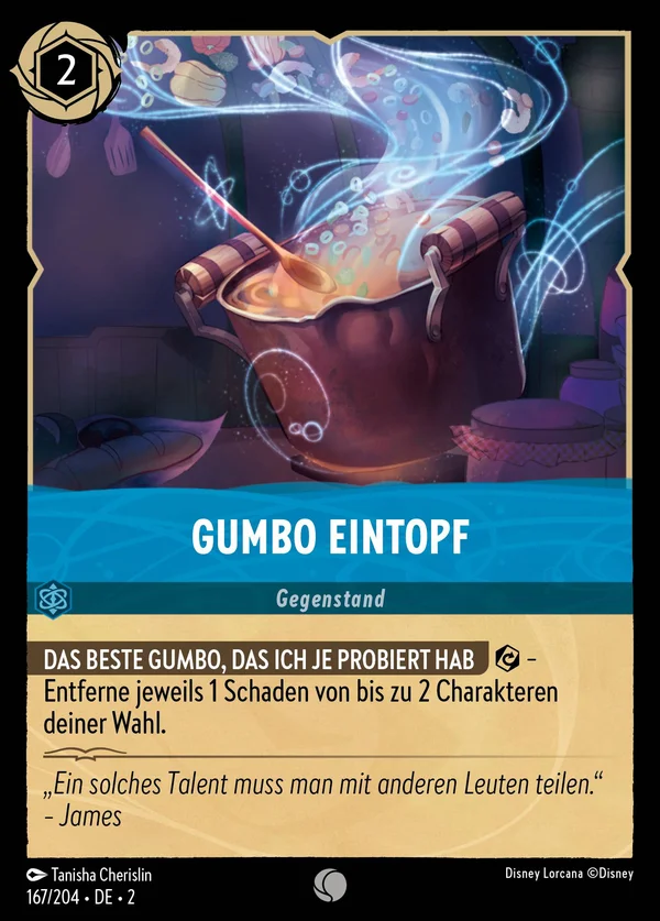 Gumbo Eintopf — Disney Lorcana Gegenstand card from Rise of the Floodborn