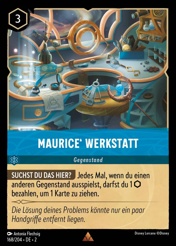 Maurice' Werkstatt — Disney Lorcana Gegenstand card from Rise of the Floodborn